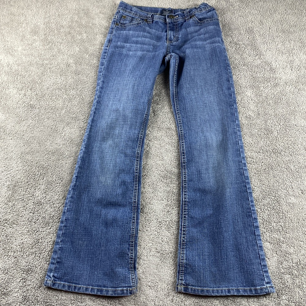 Faded Glory Jeans Women's‎ 14 Short Blue Denim Stretch Medium Wash